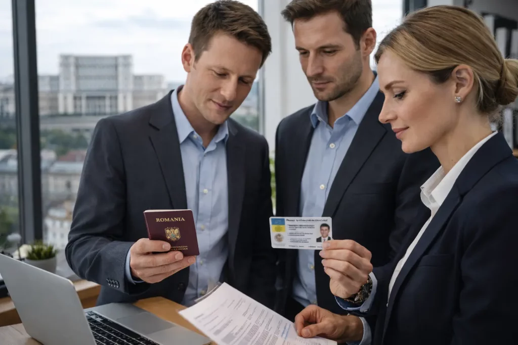Documentación de identidad necesaria para crear empresa en Rumanía — pasaporte o DNI