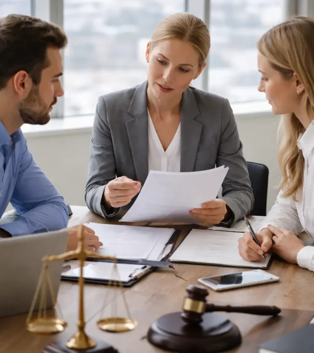 Abogada asesorando a empresarios sobre contratos y asesoría legal para empresas en Rumanía