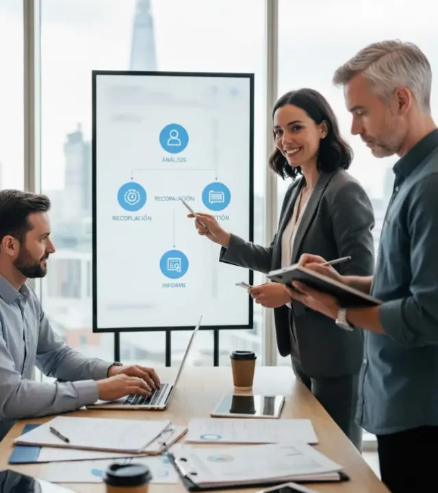 Proceso contable organizado para empresas en Reino Unido